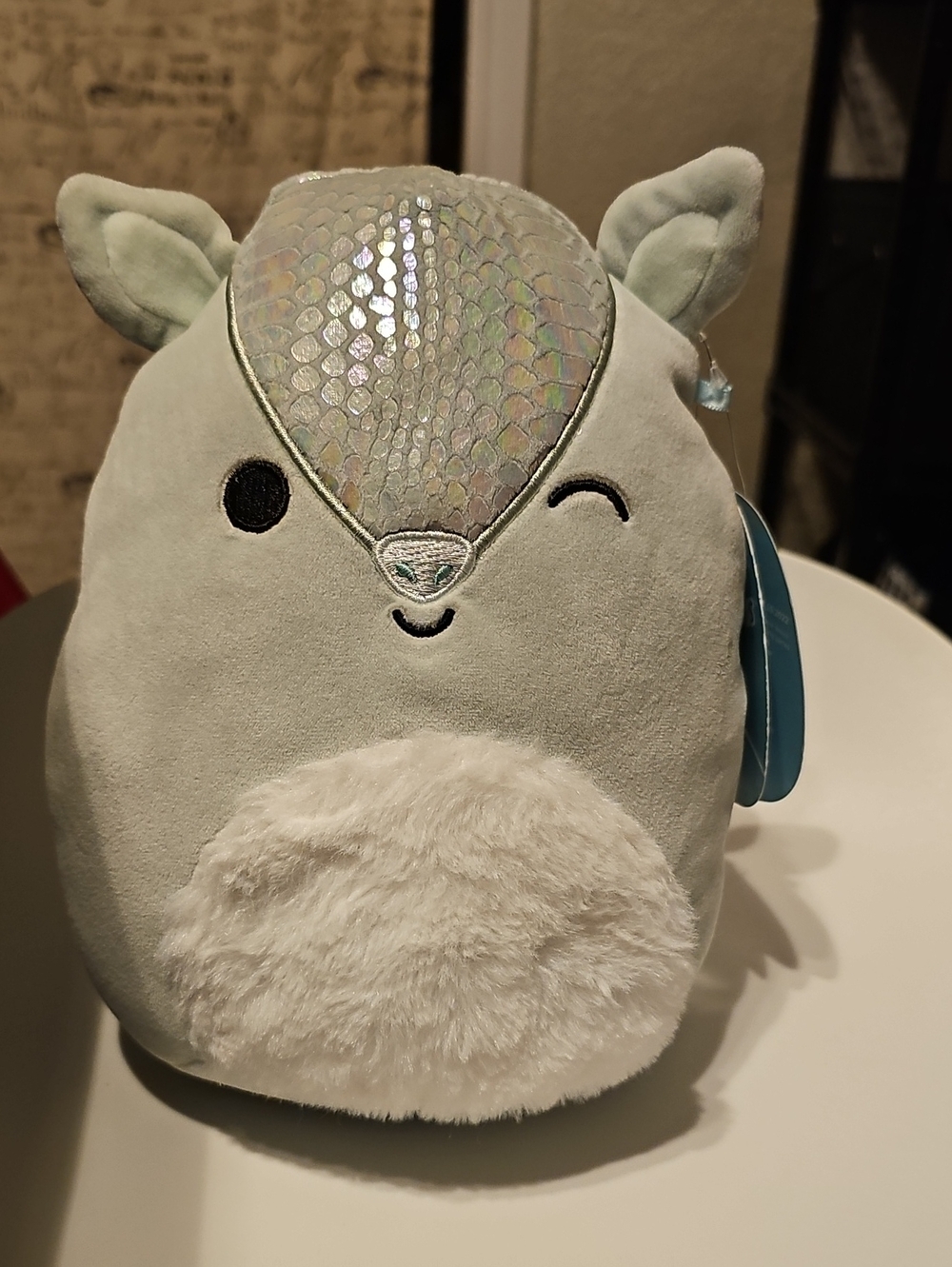 Squishmallos Ardila Armadillo Plush with Iridescent Scales